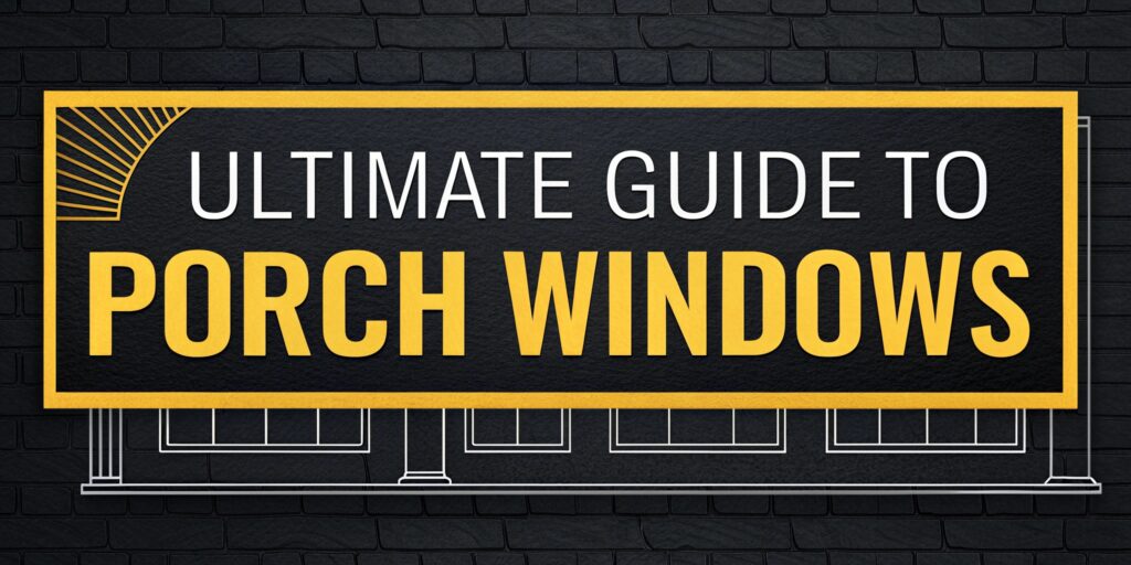 Transform Your Space: The Ultimate Guide to Porch Windows