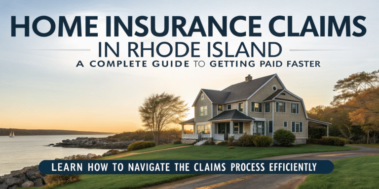 Home Insurance Claims in Rhode Island: A Complete Guide to Getting Paid Faster